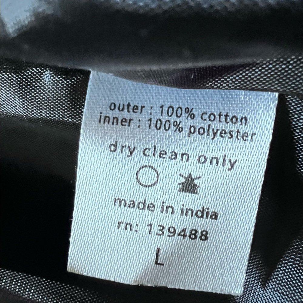 mnml Teddy Corduroy Bomber Varsity Jacket, Size L - Picture 8 of 14